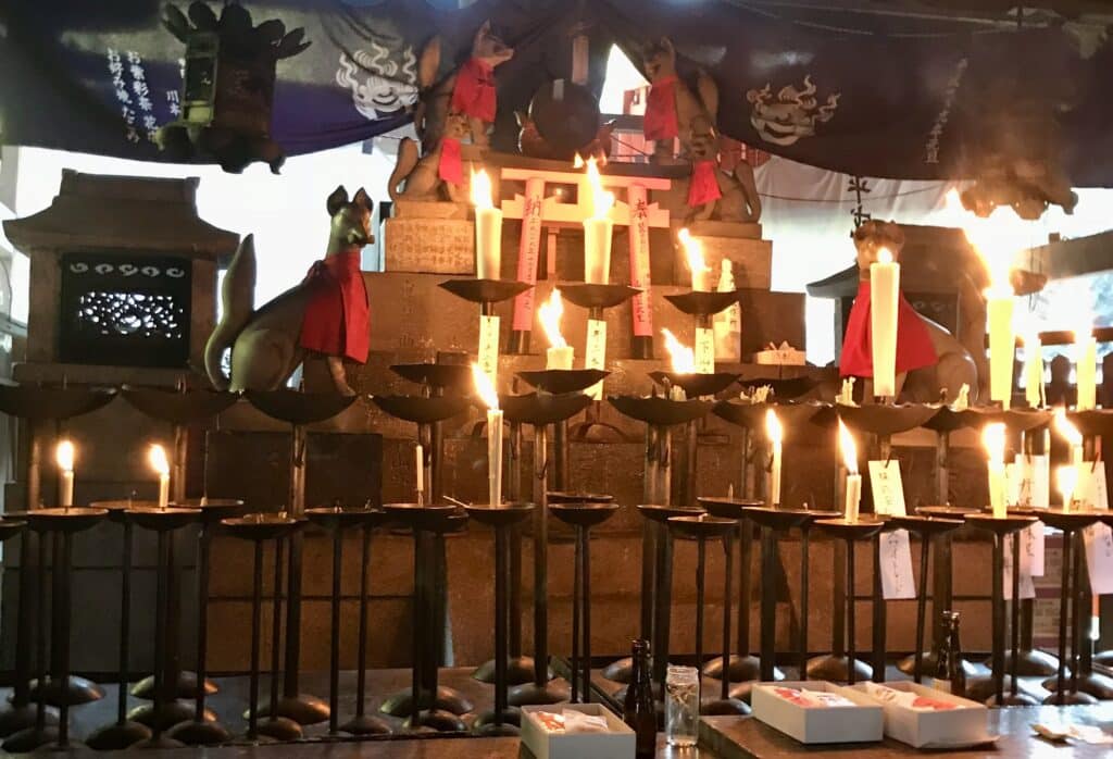 A shrine at Fushimi Inari Taisha