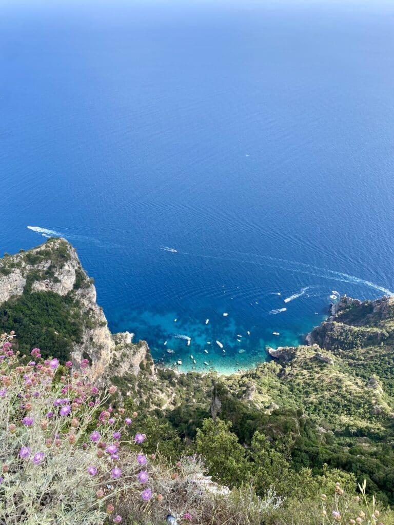 A blissful vista on the island of Capri, Italia.
