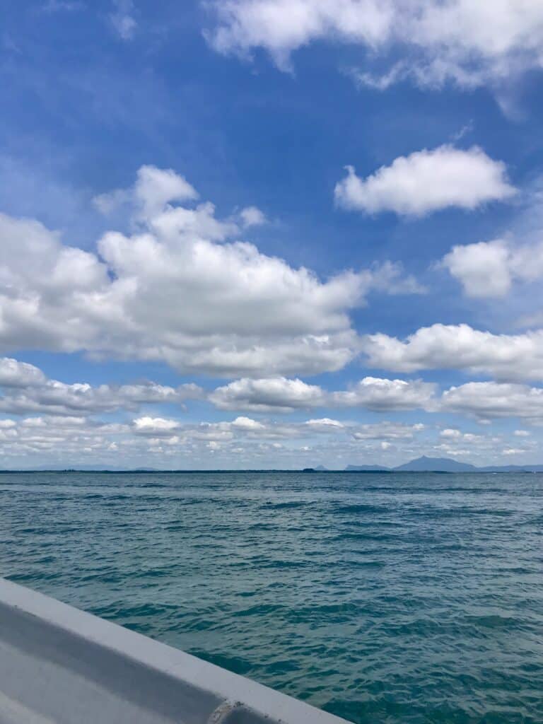 A view from the boat ride en route to Bako National Park.