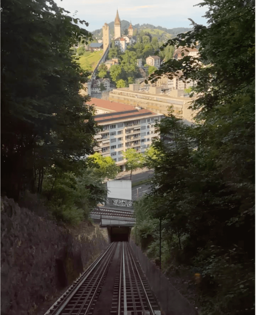 The Funicular Track at Chateau Hotel