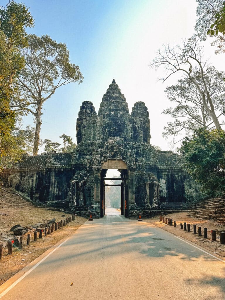 The Victory Gate of Angkor Thom, Siem Reap, Cambodia