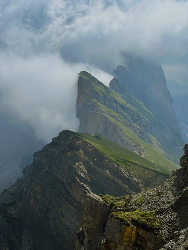 Striking views of Seceda