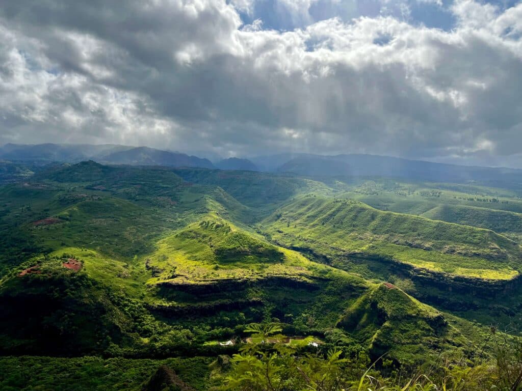 At the gateway to Waimea Canyon
