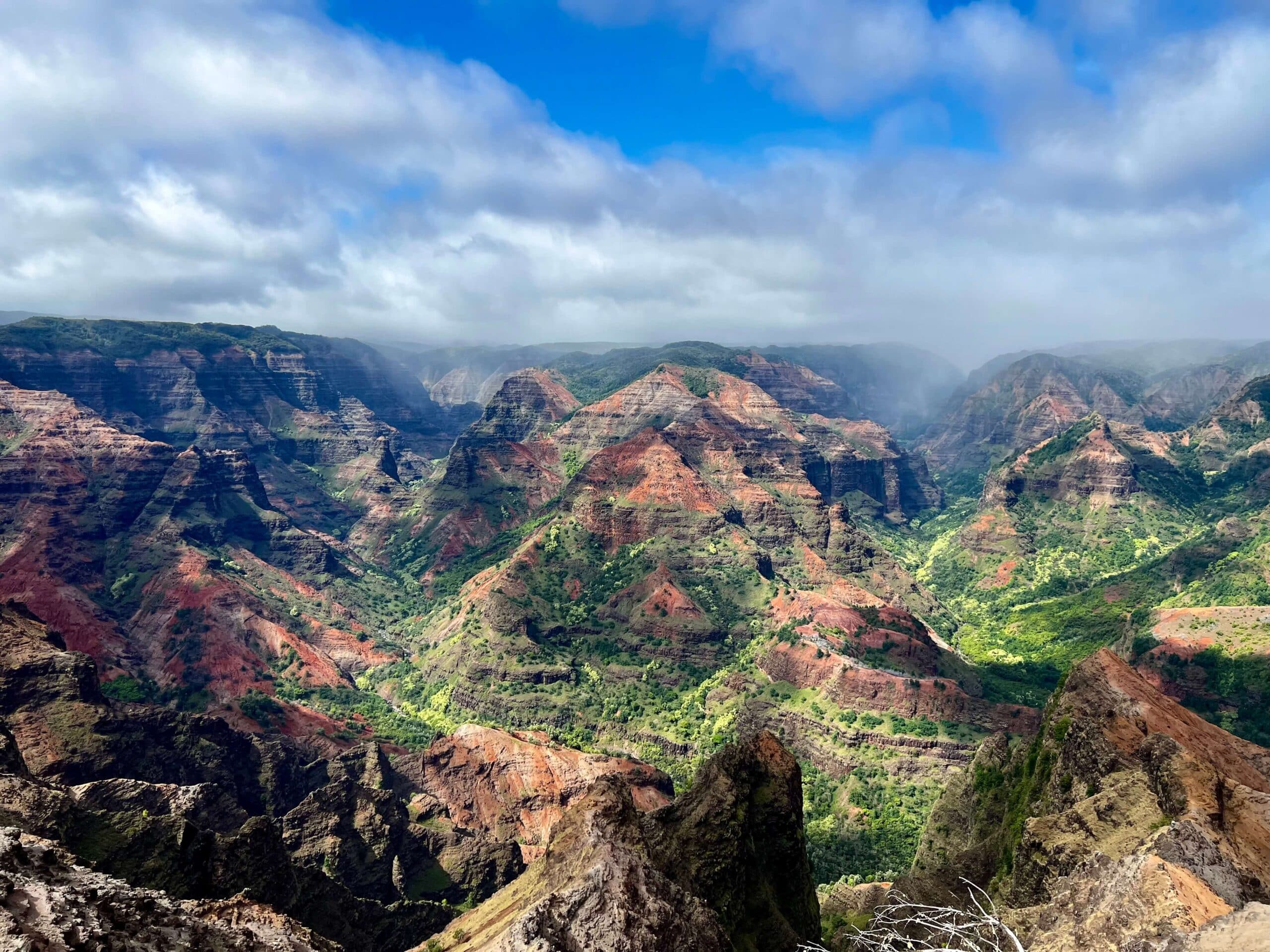 Waimea Canyon as seen from the "Waimea Canyon Lookout"