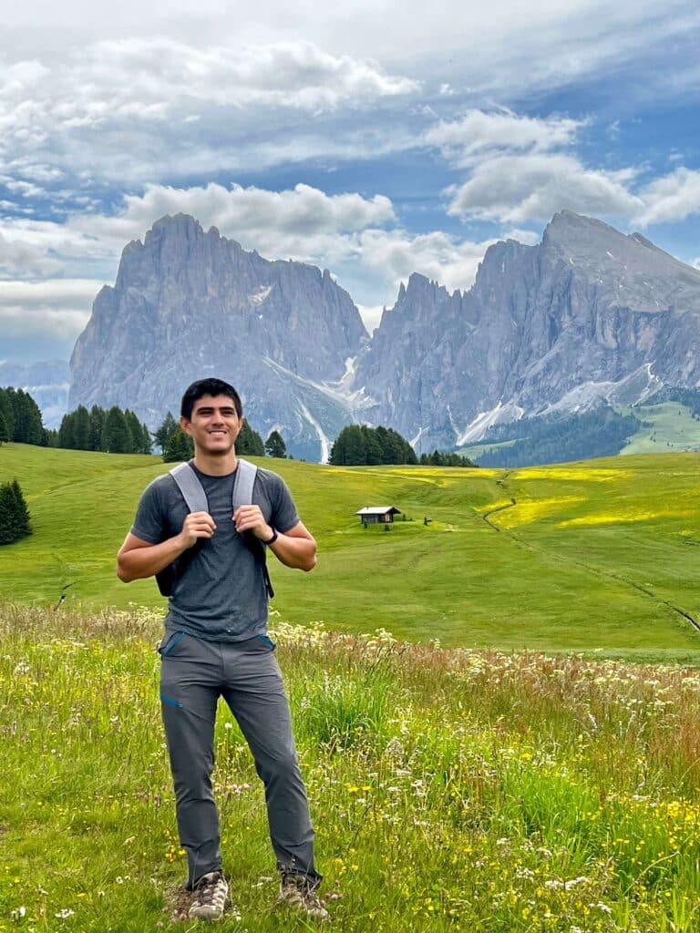 Mountain views at Alpe di Suisi (Seiser Alm)