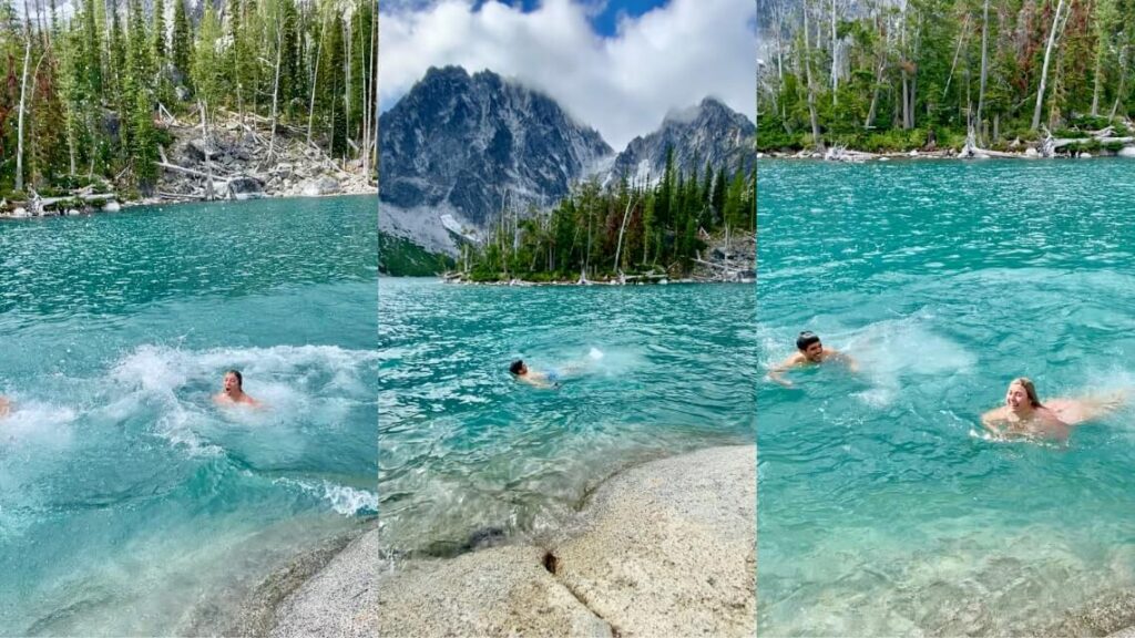 Floating around in Colchuck Lake