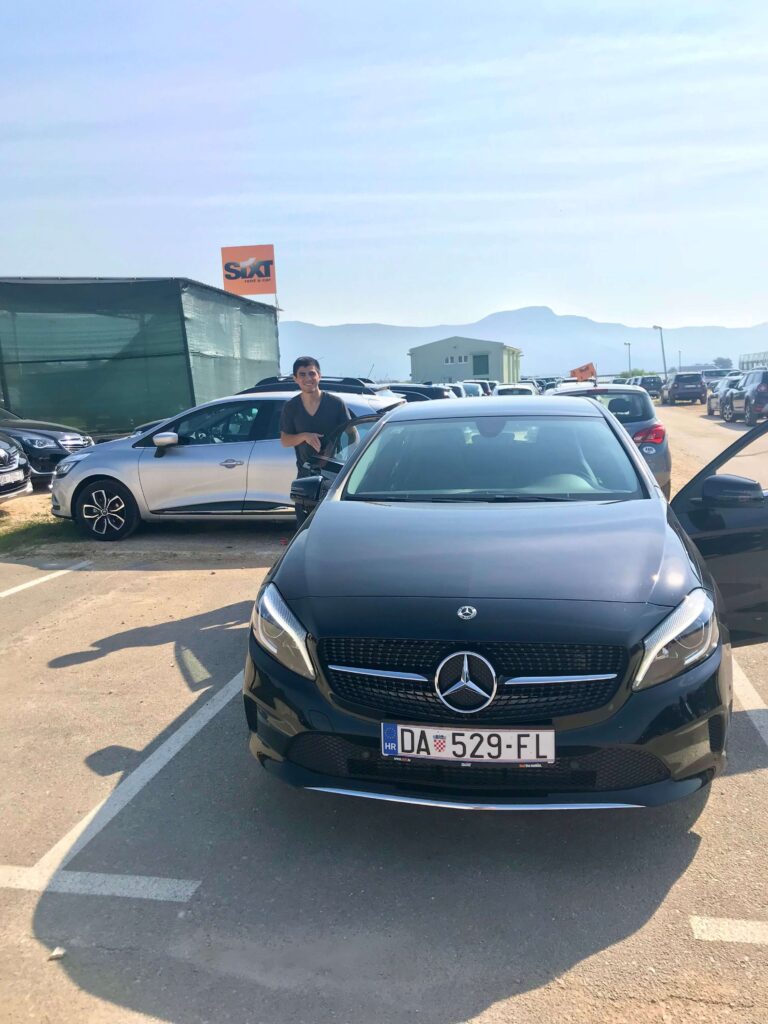 Hiring a car from Sixt at the Split Airport