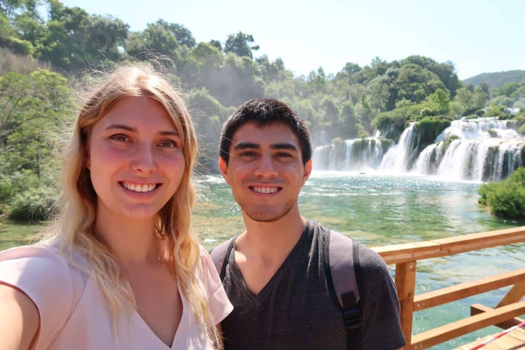 All smiles at the crown jewel of Krka National Park