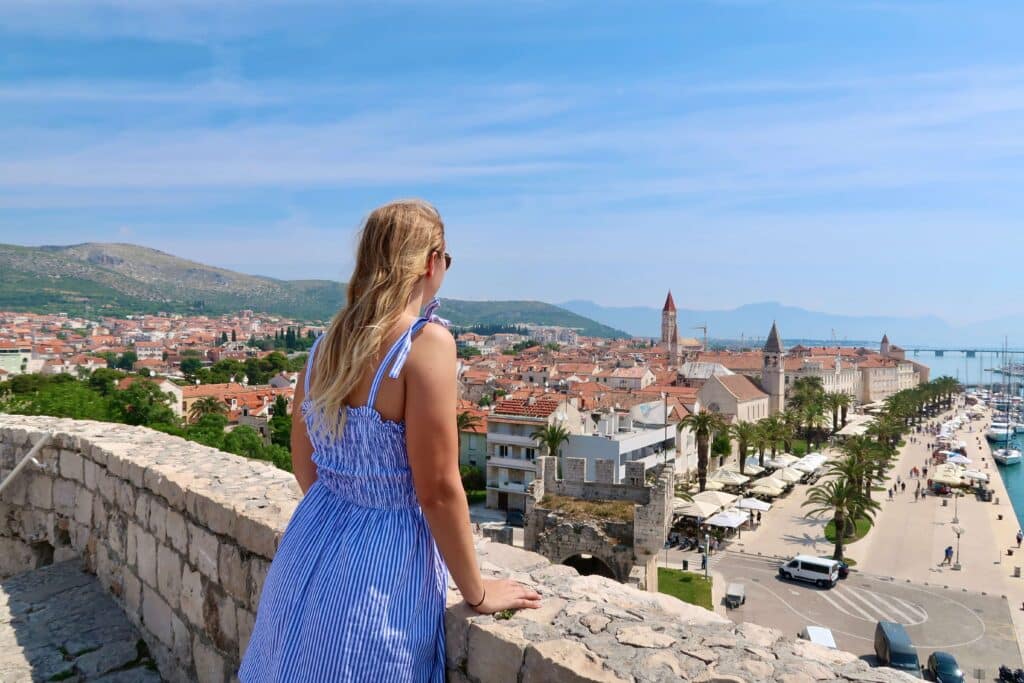 Looking out over Old Trogir