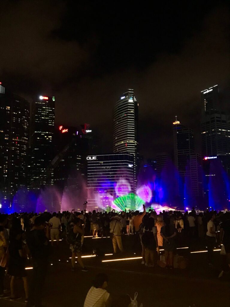 The Spectra Light Show at the Marina Bay Sands, Singapore