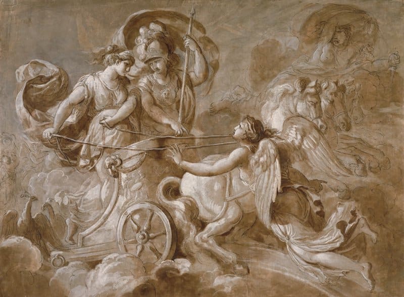 Athena and Hera