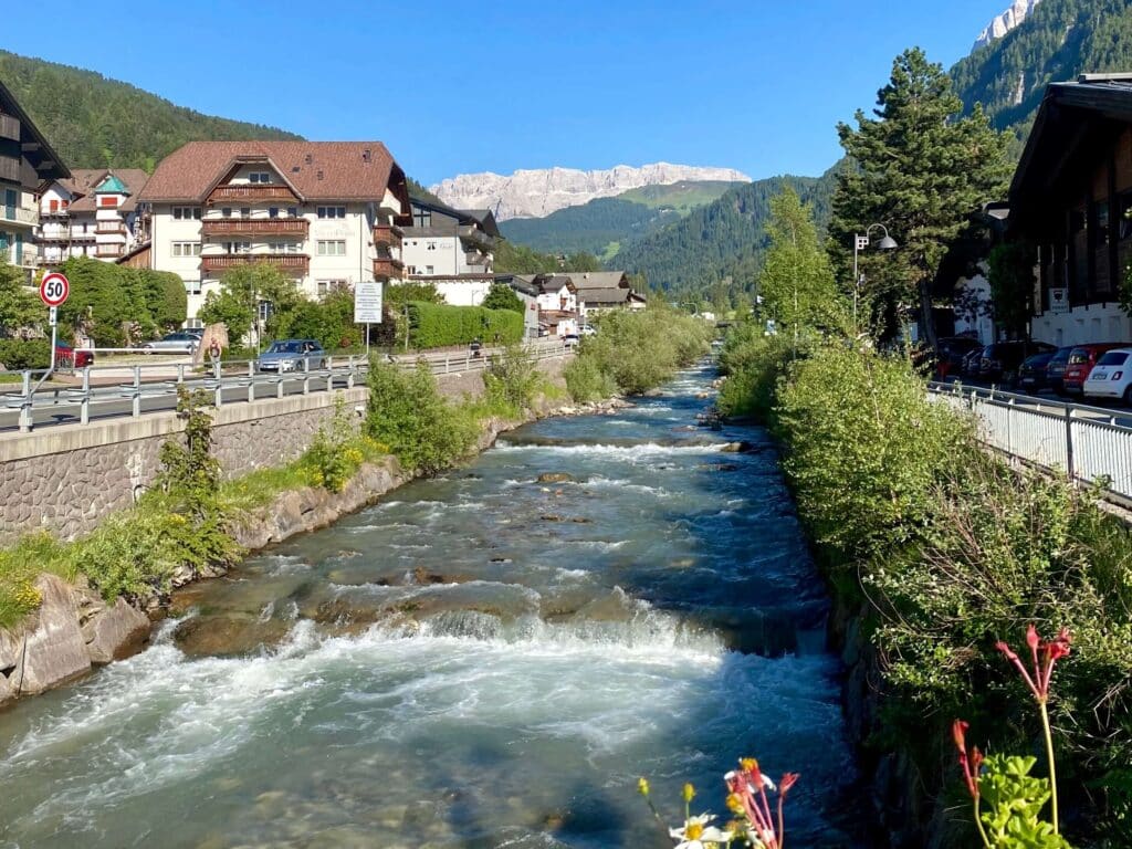 The river in Ortisei