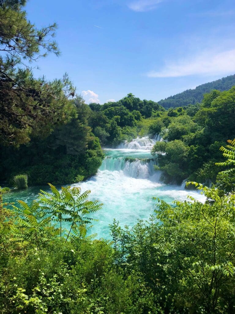 Krka National Park Waterfall, Croatia