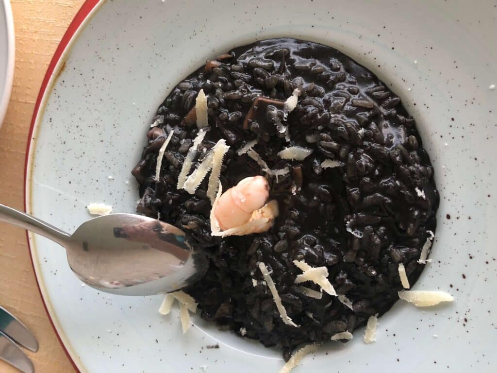 Squid Ink Risotto