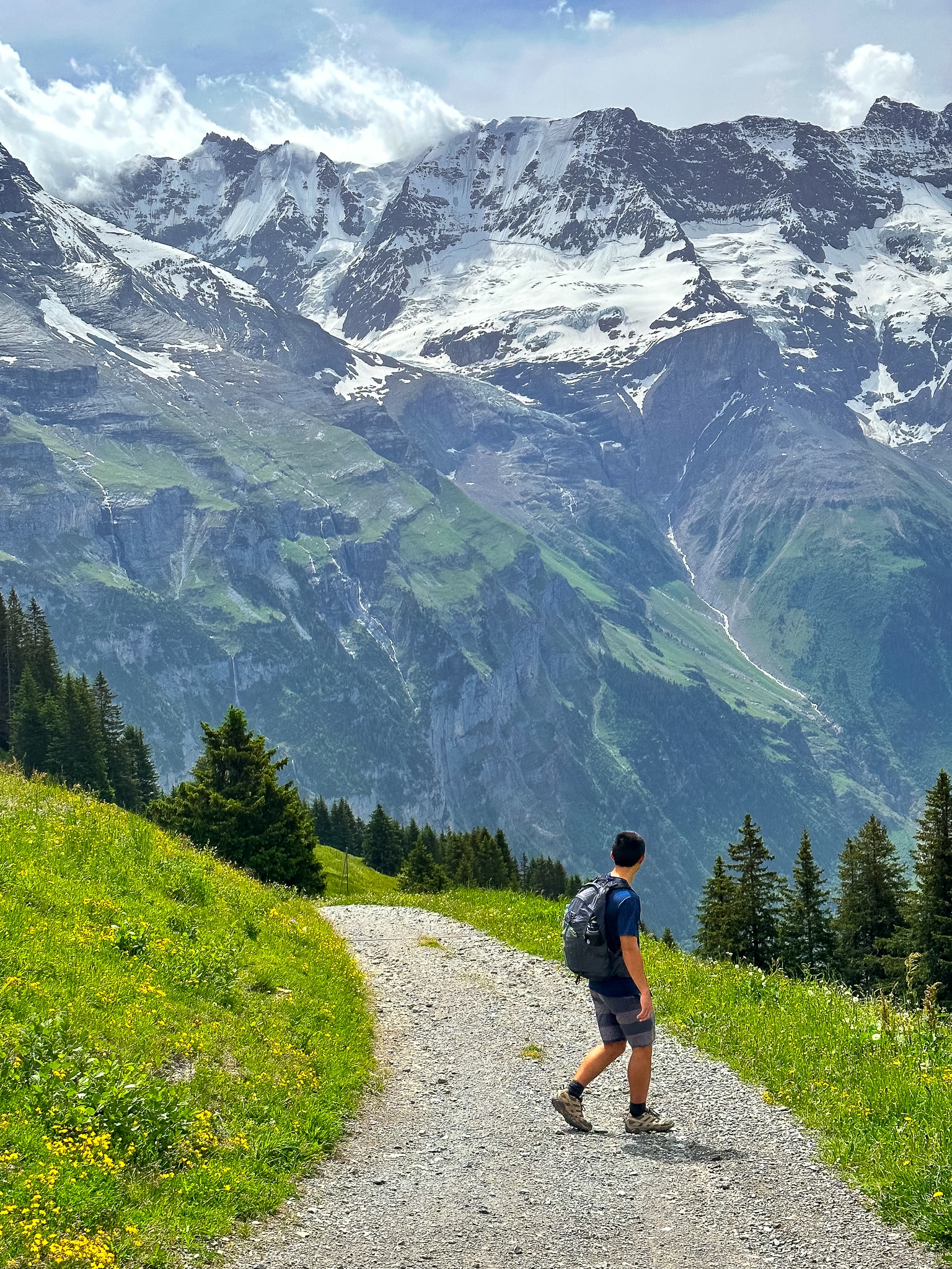 Northface Trail | Best Hike in Mürren for Eiger Views & Wildflowers