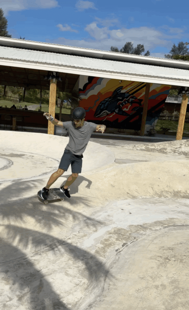 shredding the gnar at Laybay Khaolak