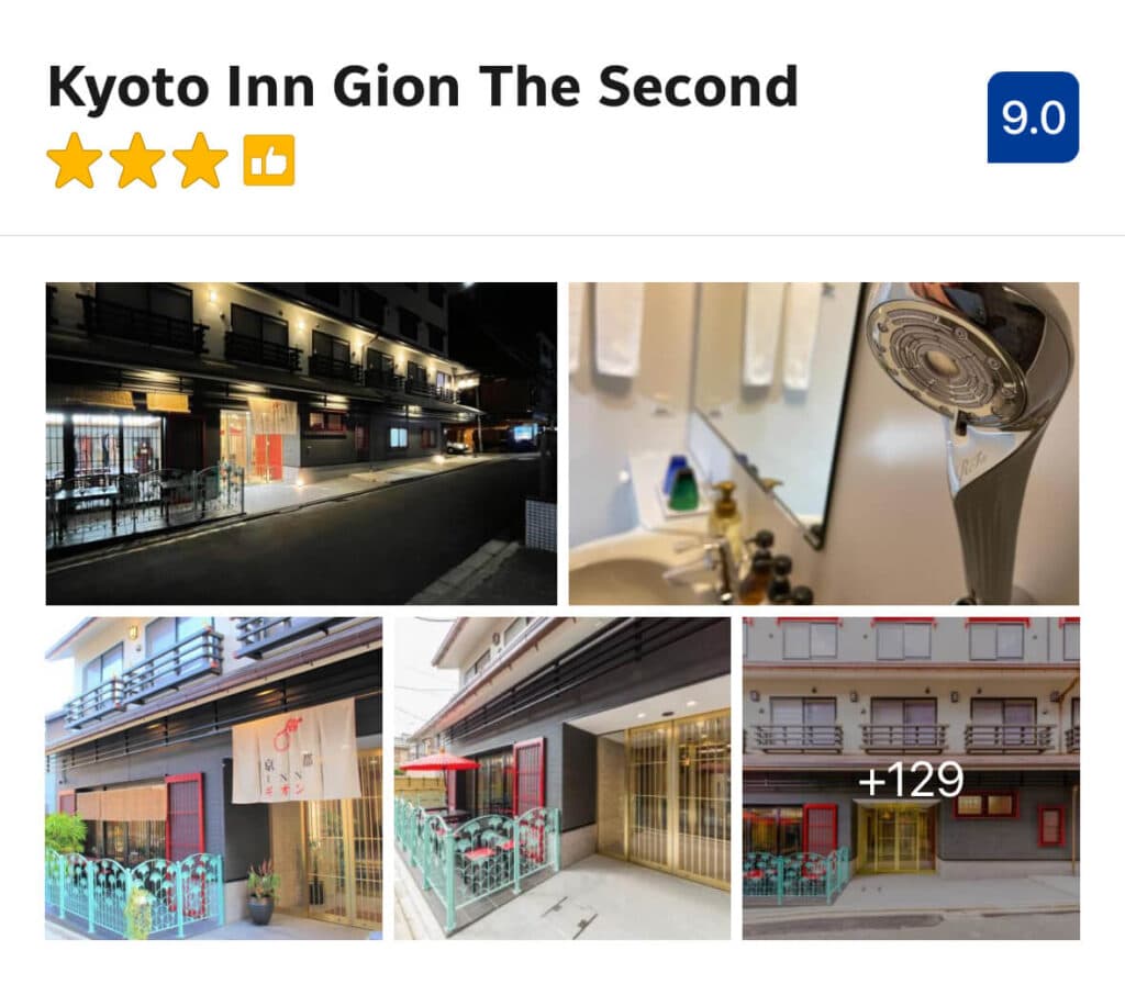 Kyoto INN Gion the Second (Mid-range $$) – A modern and affordable boutique hotel tucked into a quiet lane in Gion, just a 5-minute walk from Gion-Shijo Station.
