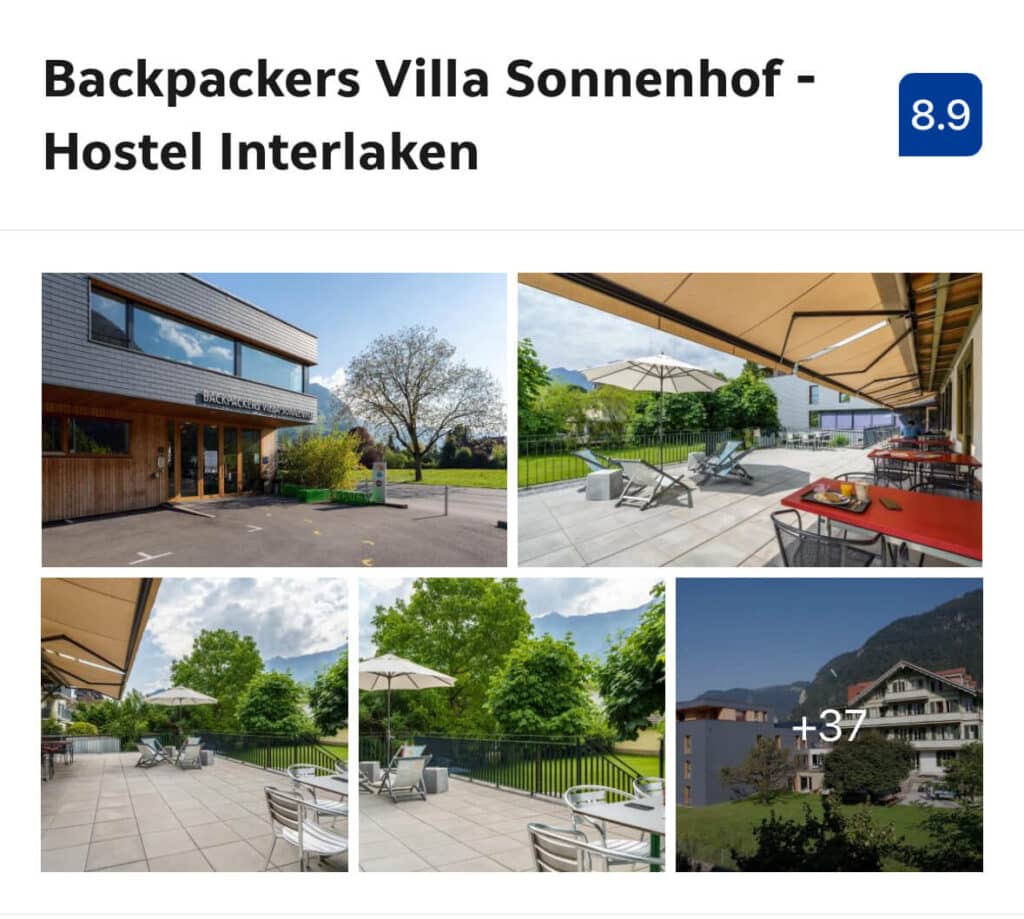 Backpackers Villa Sonnenhof – (Budget $)

A quieter, more spacious alternative to Balmers, Backpackers Villa Sonnenhof offers dorms and private rooms in a sunny, central location. Guests appreciate the free breakfast, clean facilities, and relaxed atmosphere—great for solo travelers and low-key backpackers alike.
