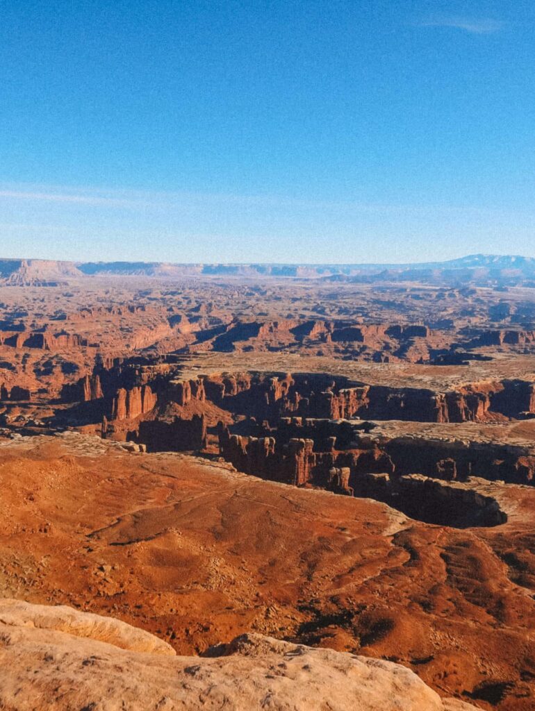 The Grand View Point Overlook at the Islands in the Sky District of Canyonlands National Park