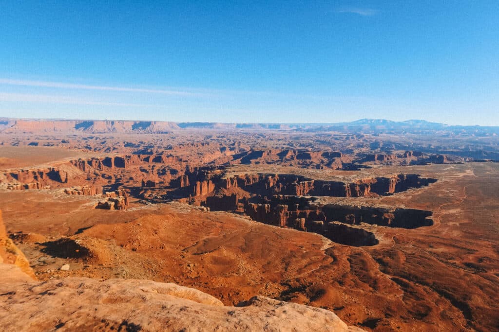 The Grand View Point Overlook at the Islands in the Sky District of Canyonlands National Park