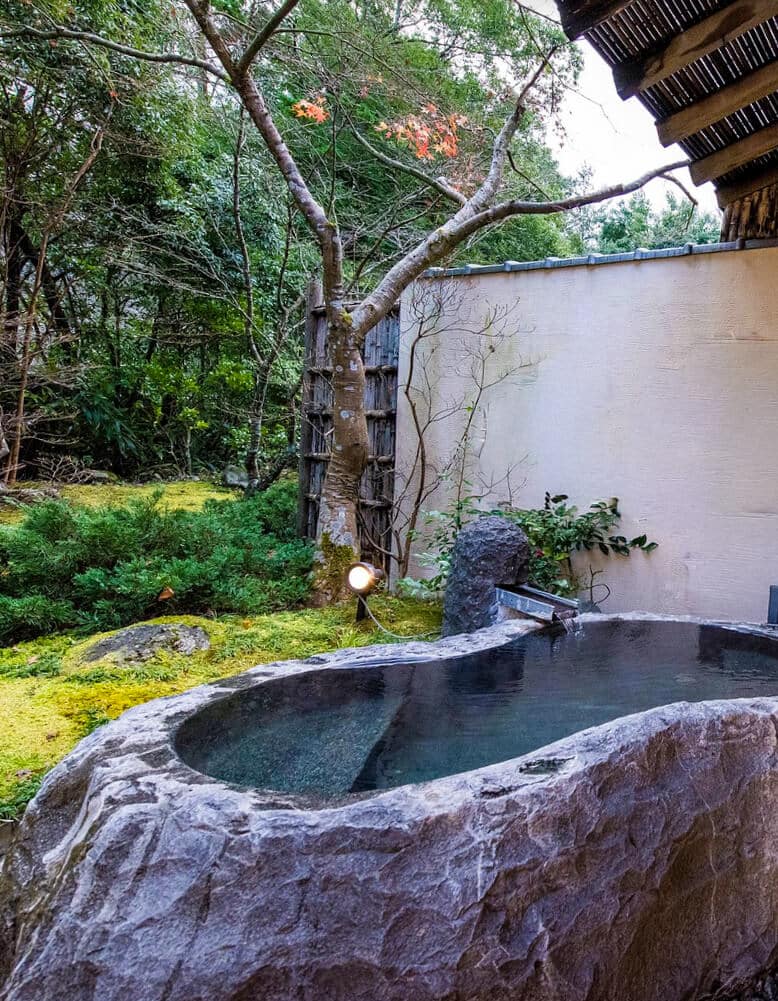 Gora Kadan Hot Spring in Garden Setting