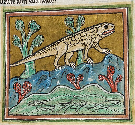 Crocodile from the Rochester Bestiary