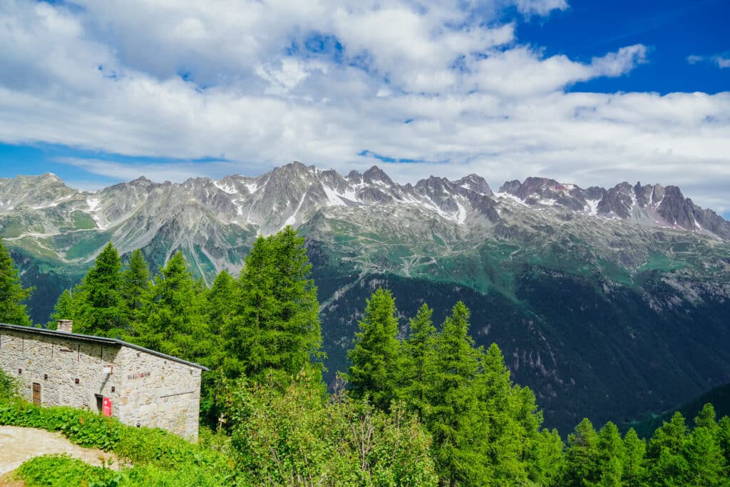 A small stone house near the Montenvers / Mer de Glace Train Station houses the Glaciorium Museum in Chamonix